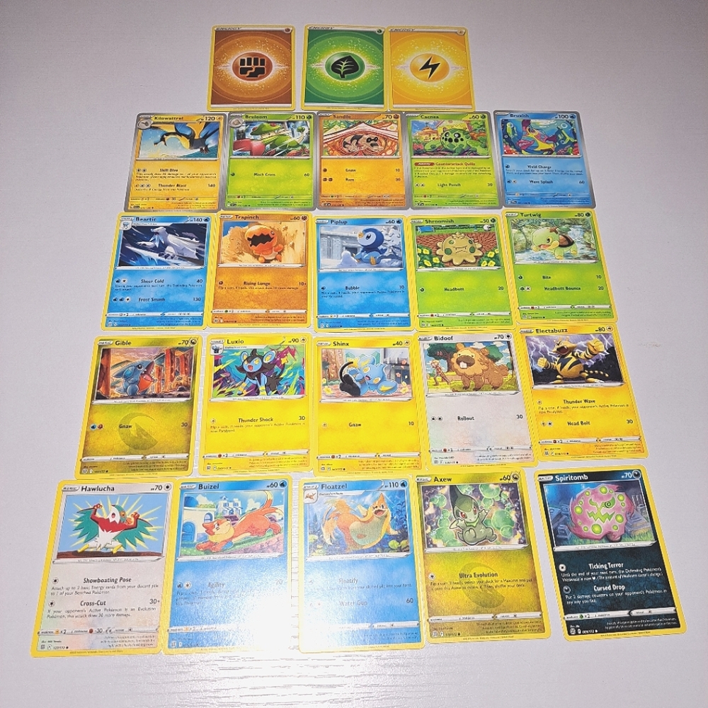 Pokemon non holo card lot of 20